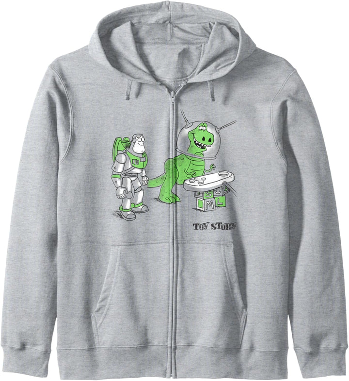 Disney Pixar Toy Story Buzz & Rex Let's Play Doodle Kapuzenjacke