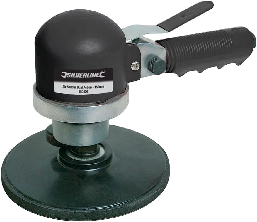Silverline 580430 Druckluft-Doppelfunktionsschleifer 150 mm