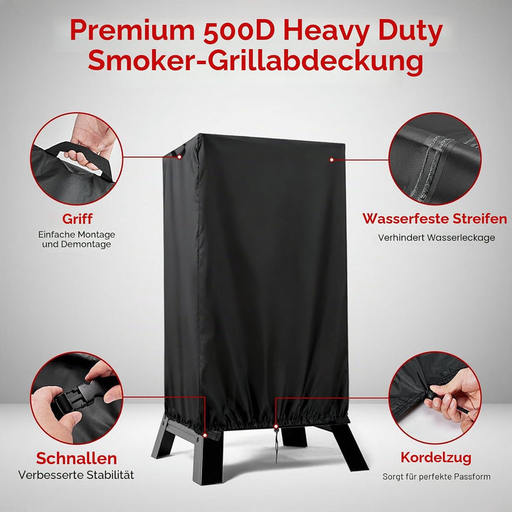 Smoker BBQ Abdeckung, 500D Heavy Duty Smoker Cover für Masterbuilt Digital Smoker mit Griffen, wasse