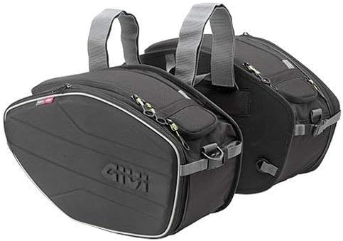Givi Easy-Bag Universelle Motorrad Satteltaschen für Sportmotorräder 2x30 Liter Volumen