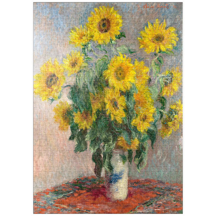 Bouquet of Sunflowers (1881) by Claude Monet - Premium 1000 Teile Puzzle - MyPuzzle Sonderkollektion