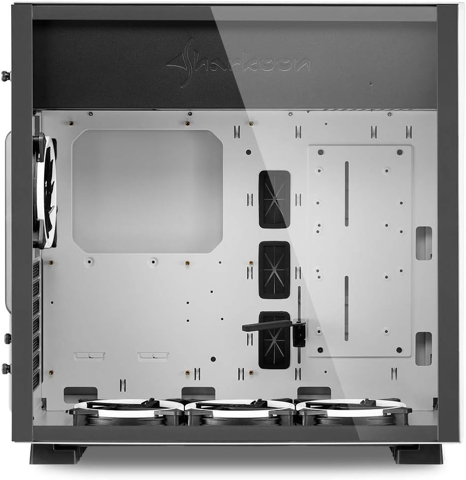 Sharkoon Pure Steel weiss, PC Gehäuse, RGB Weiss/RGB, Weiß/RGB