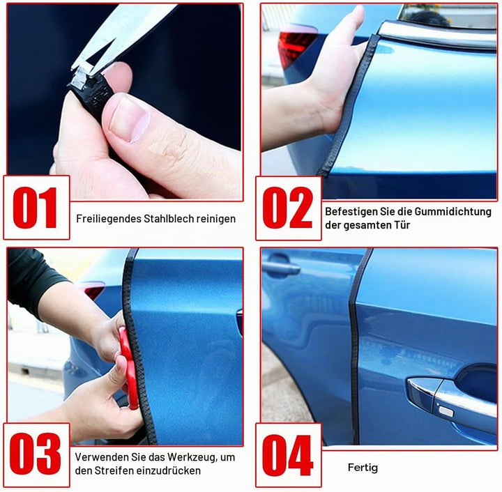 JNNJ Autokantenschutzleiste, 6m Dichtungsprofil Gummi Kofferraumdichtung Für Autos, Gummidichtungssc