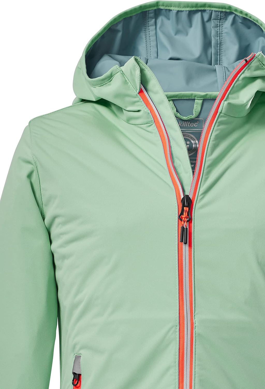 Killtec Mädchen Kos 229 Grls Jckt 2-Lagen-Funktionsjacke/Outdoorjacke mit Kapuze, packbar 116 pepper