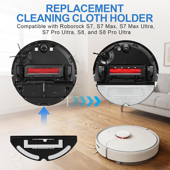 Original Wischtuch,Staubsauger Mopp Platte für Roborock S7 S7Max/S7 Maxv Ultra/S7 Pro Ultra/S8/S8 Pr