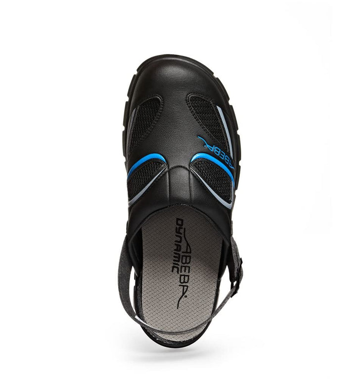 ABEBA 37341 DYNAMIC ESD Verstopfen, OB, A, E, FO, SRC, Schwarz/Blau, Grösse 43 43 EU, 43 EU