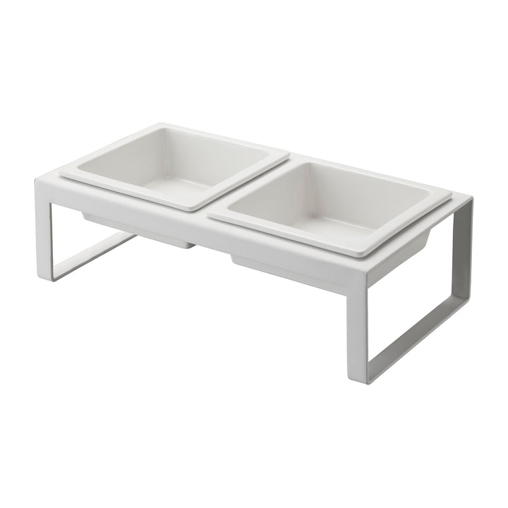Yamazaki Tower Futternapf, Weiss, One Size, Weiss