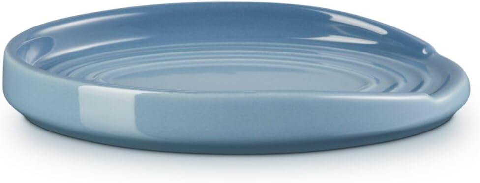 Le Creuset ovale Löffelablage aus Steinzeug, Chambray, 71507154340099, Chambray