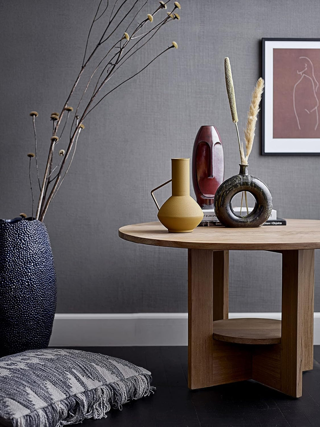 Bloomingville Vase, braun, Keramik