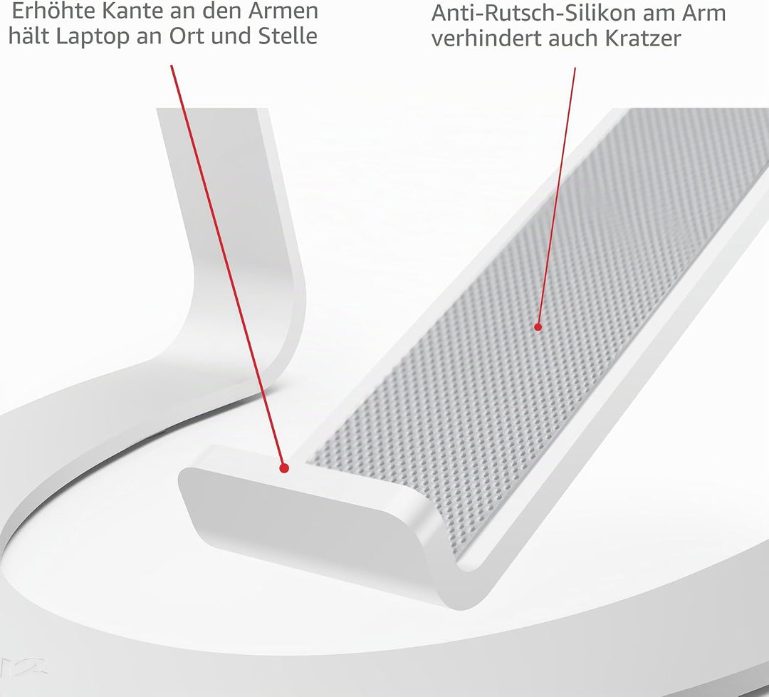 Twelve South Curve SE für MacBooks und Laptops | Aluminium Ergonomischer Desktop-Kühlständer für Zuh