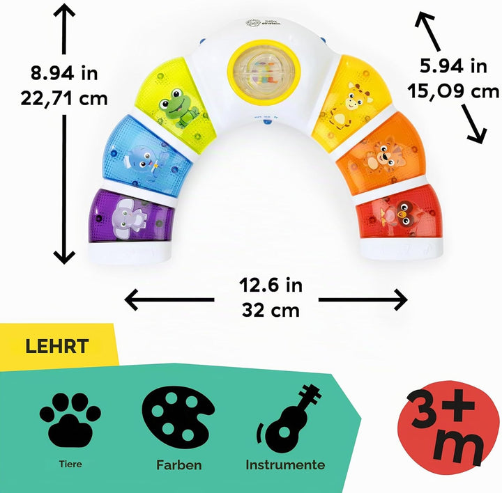 Baby Einstein, Glow & Discover Light Bar, Babyspielzeug mit Lichtern, Melodien & Rassel, 3 Modi: Tie