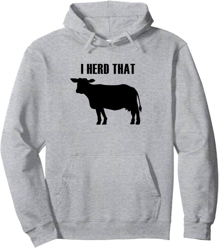 Lustiger Spruch Herde, die Kuh Bauernhof Tier Pullover Hoodie
