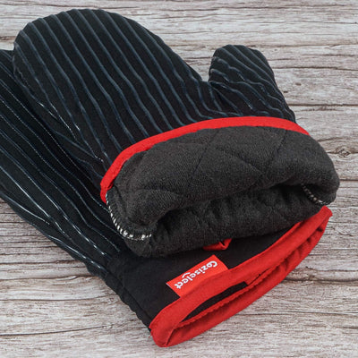 Coziselect Ofenhandschuh Topflappen Set, Topfhandschuhe Hitzebeständig, Topflappen Handschuh, Küchen