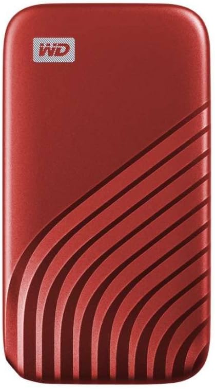 WD My Passport SSD 1 TB mobiler SSD Speicher (NVMe-Technologie, USB-C und USB 3.2 Gen-2 kompatibel,