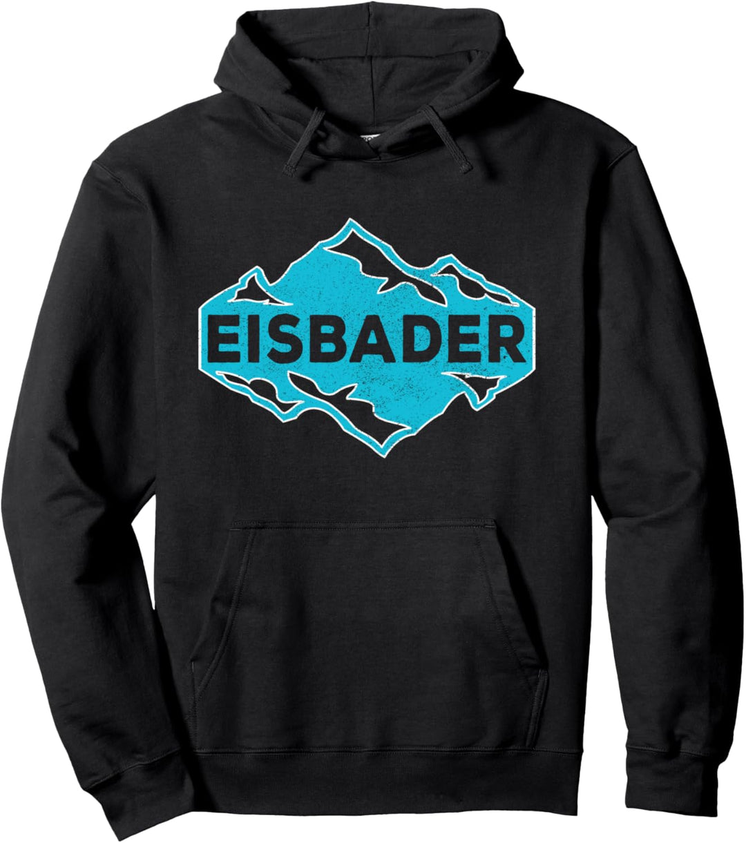 Eisbaden Eisschwimmen Eistauchen Winterschwimmen Eisbader Pullover Hoodie