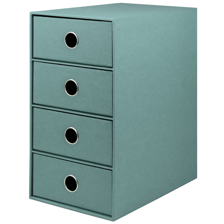 Rössler SOHO 4er Schubladenbox aus Papier | Büro Organizer Schreibtisch | Schubladen Organizer Büro