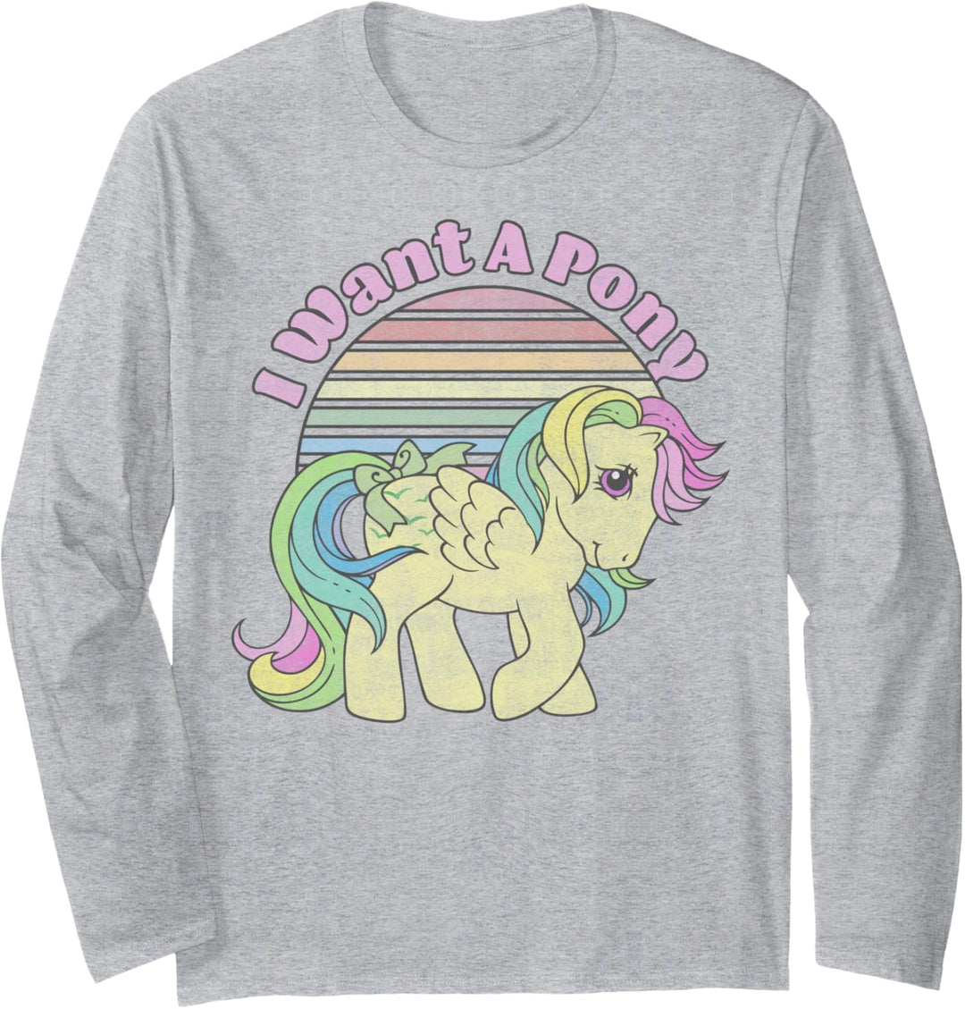 My Little Pony Skydancer I Want A Pony Vintage Stripes Langarmshirt