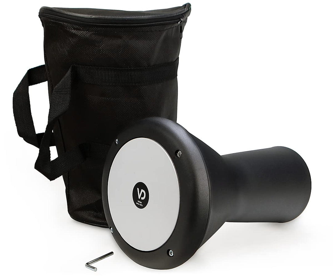 VD Vatan kleine Darbuka Trommel Percussion Aluguss Schwarz Matt, 30 cm.