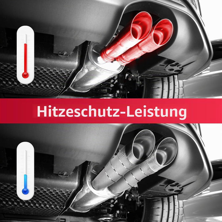 1Rolle 200 * 40cm geprägt Hitzeschutzblech aus Aluminium, hitzebeständiges Hitzeschild/Isolierung/Sc