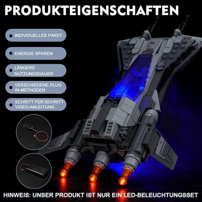 Led Licht Set Kompatibel mit Lego Snubfighter der Piraten Set (Kein Modell), Dekorationsbeleuchtungs