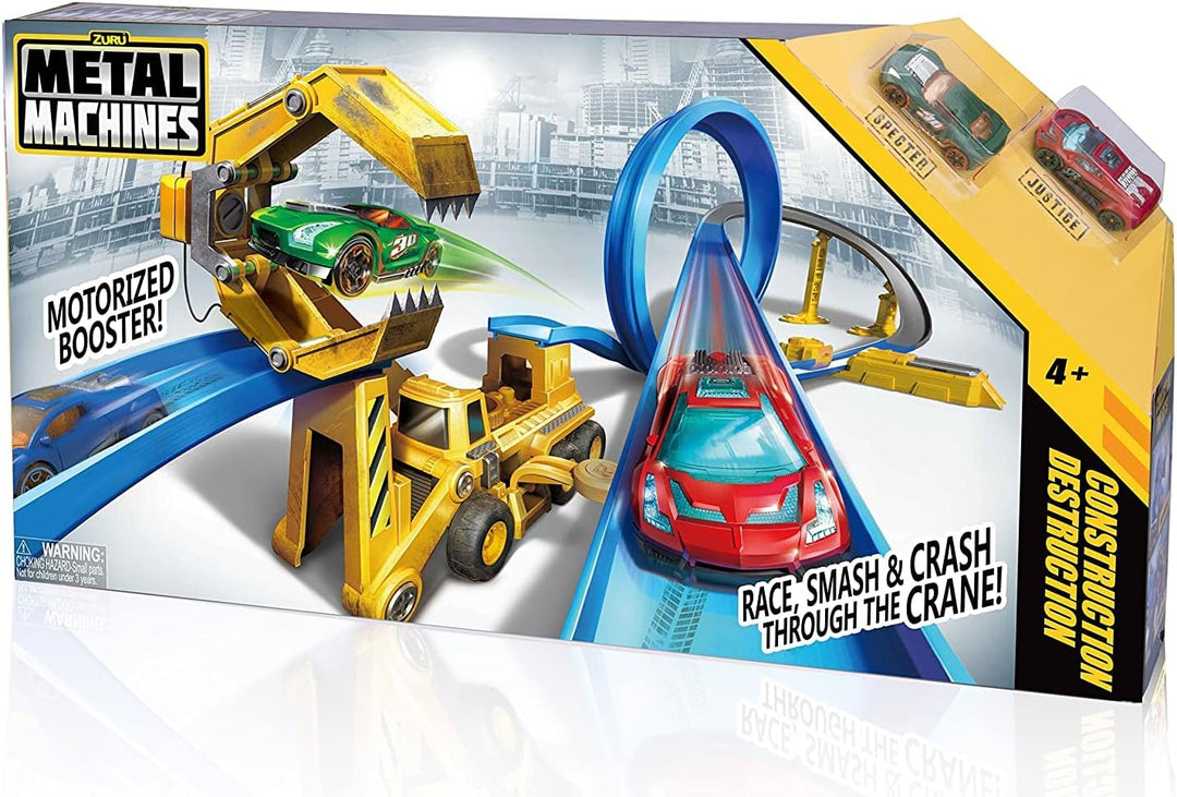 Metal Machines Spielset Rennbahn mit Mini-Rennwagen