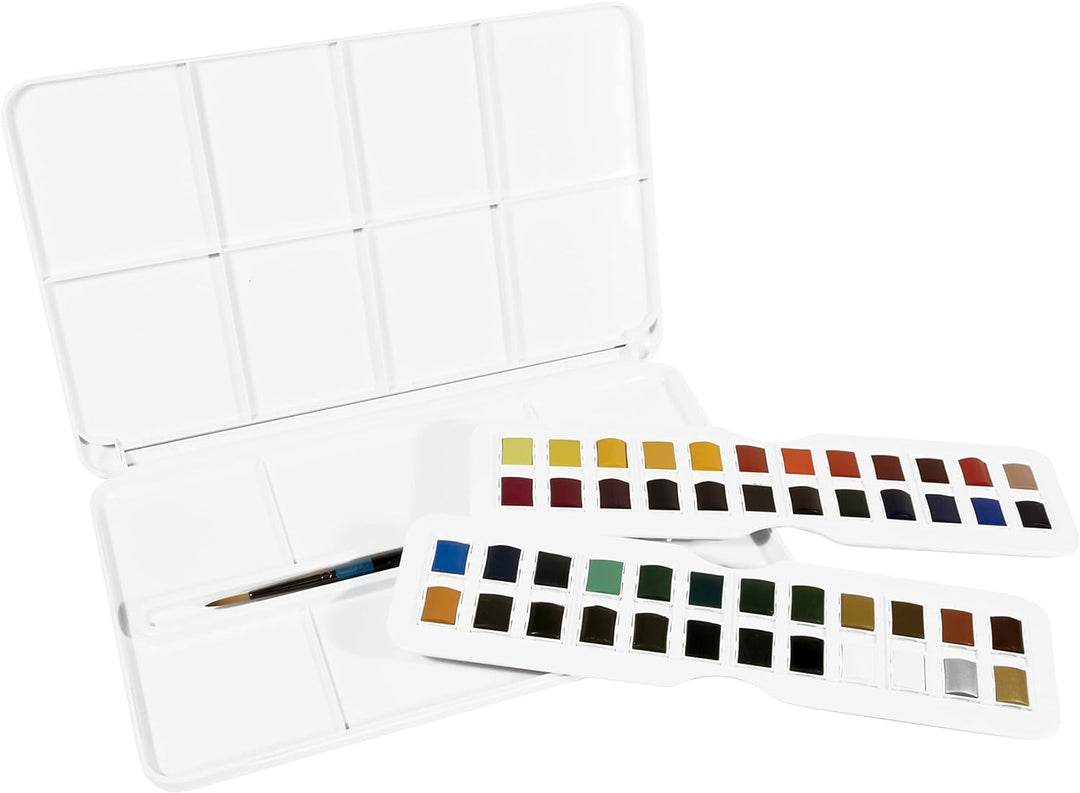 Daler Rowney Aquafine Set 48 Halbschuhe Mehrfarbig, D131900201, bunt