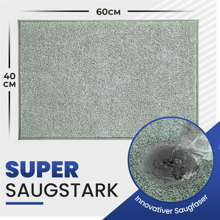 Mibao Fussmatte innen - flauschig &amp; saugstark - Schmutzfangmatte | Soft Step 2.0 - Fussmatte innen 4