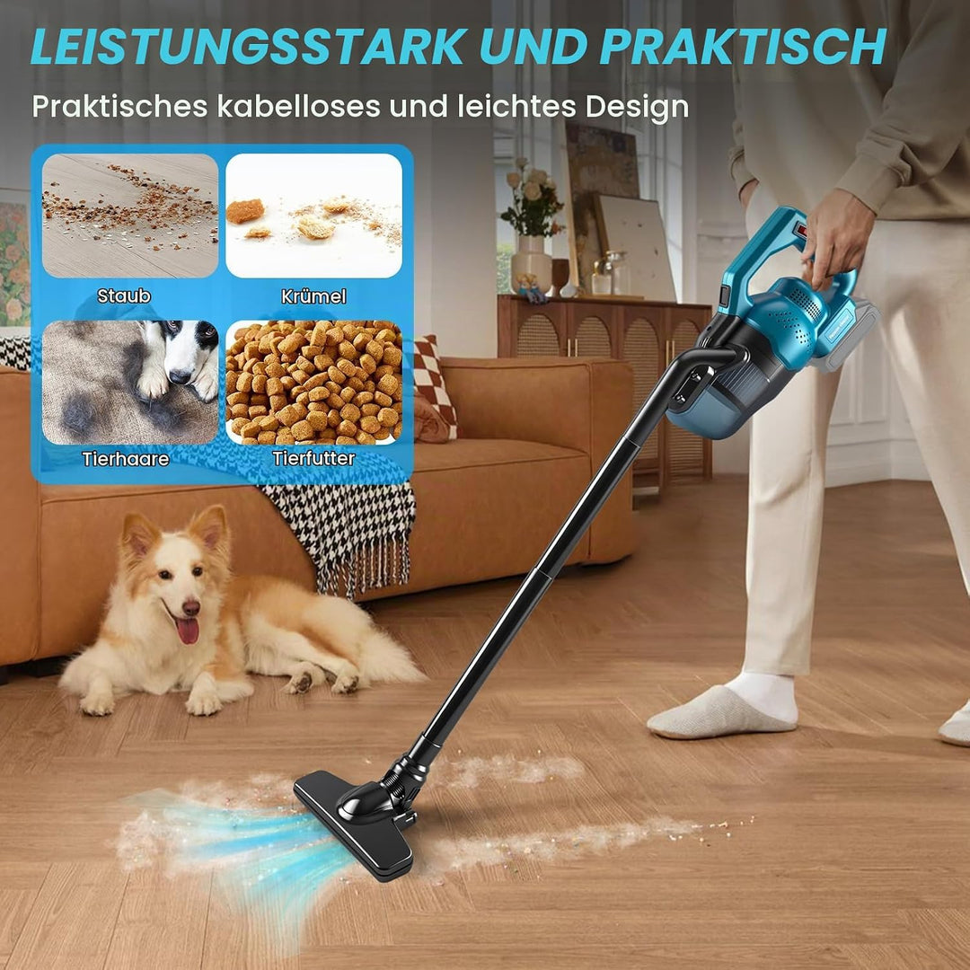 Akku Handstaubsauger Kompatibel mit Makita 18V Batterie, 16KPa 4-in-1 Multifunktionaler Staubsauger,
