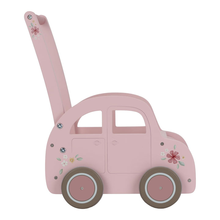 Little Dutch 7128 FSC Holz Laufwagen Auto - Fairy Garden rosa