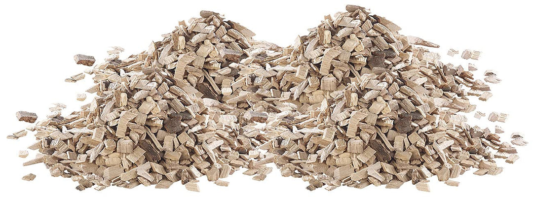 Carlo Milano Gewürz-Räucherspäne: Räucher-Chips zum Aromatisieren von Grillgut, 100% Hickoryholz, 4