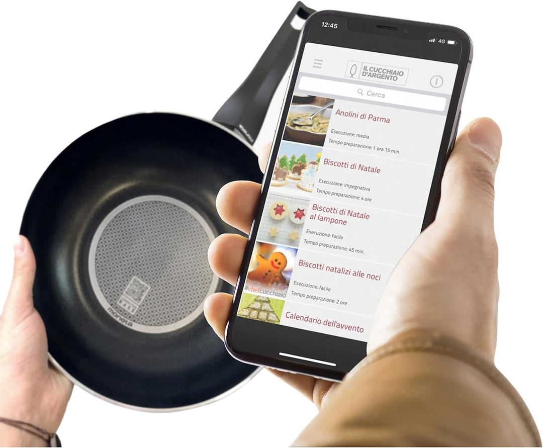Moneta Dampfgarer Connection Base 20 cm, 2,5 Liter, mit QR-Code Rezeptheft
