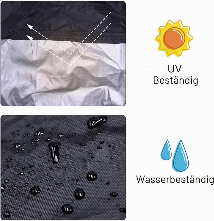 Mutsitaz Tischtennis Schutzhülle wasserdichte Oxford Polyester Abdeckung für Tischtennisplatte vor N