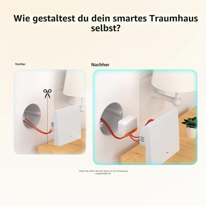 SONOFF ZBMINIL2 Zigbee Smart Schalter,4 Stück 2 Way Smart Switch(Kein Neutralleiter Erforderlich),Sm
