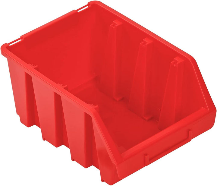 PAFEN Stapelboxen Set – 10x Stapelbox für Werkzeugwand 243 x 125 x 175 mm – Sichtbox Stapelkasten St