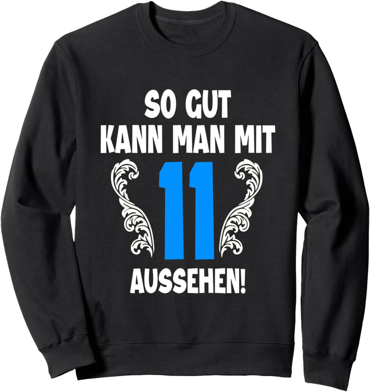 11 Jahre Tshirt Männer Jahrgang 2011 Geboren 11. Geburtstag Sweatshirt