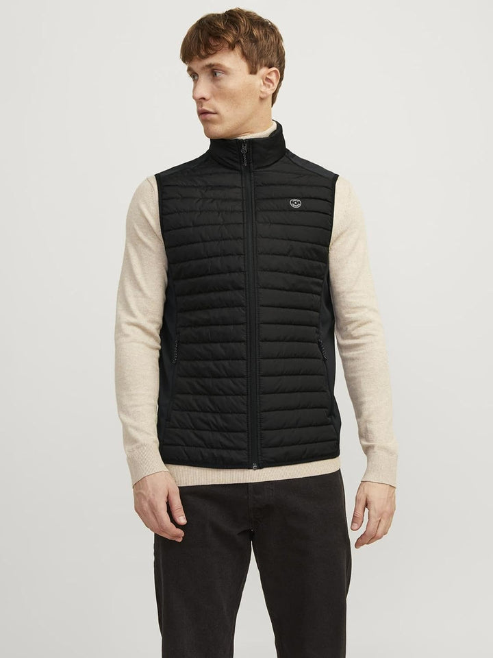 JACK & JONES male Steppweste Steppweste S Schwarz, S Schwarz