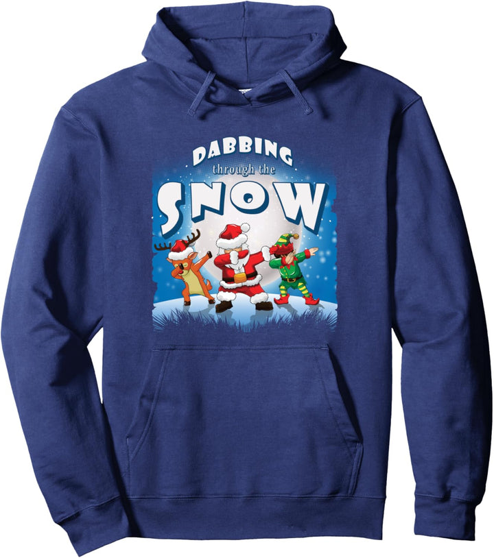 Tupfen Santa Claus Elf Rentier Christmas Squad Pyjama Boys Pullover Hoodie