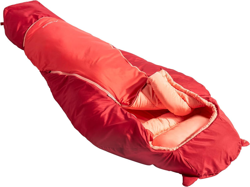 Vaude Kinder Alpli Adjust 400 SYN Schlafsäcke left dark indian red, left dark indian red