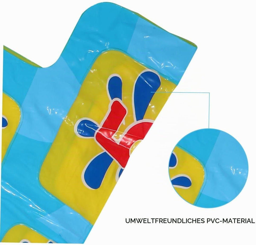 Aufblasbare Wassersprühmatte Für Kinder – Spielmatte Mit Zahlen 1-9 Zum Lernen Und Spielen Perfekt F