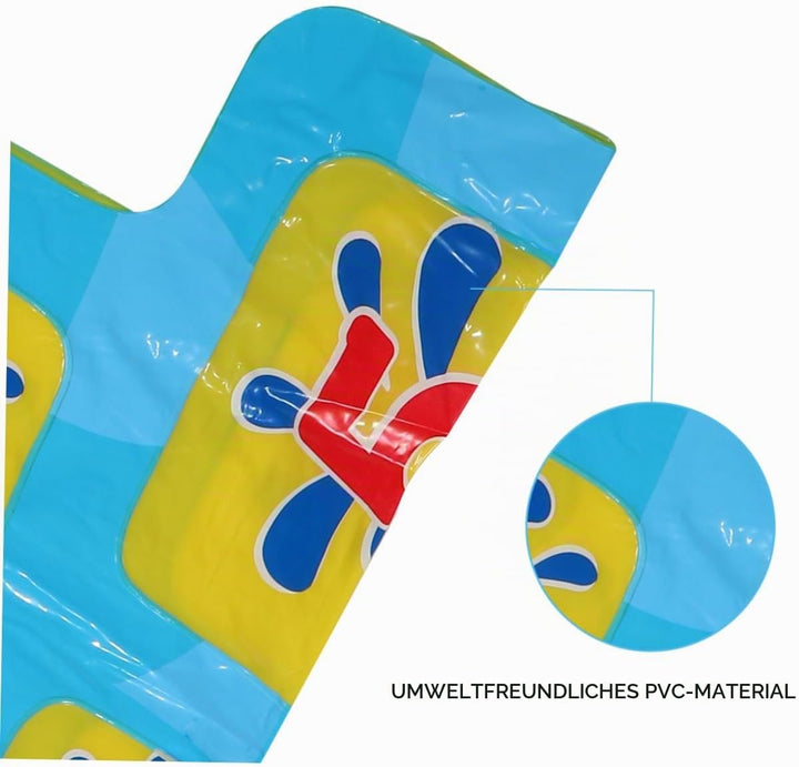 Aufblasbare Wassersprühmatte Für Kinder – Spielmatte Mit Zahlen 1-9 Zum Lernen Und Spielen Perfekt F
