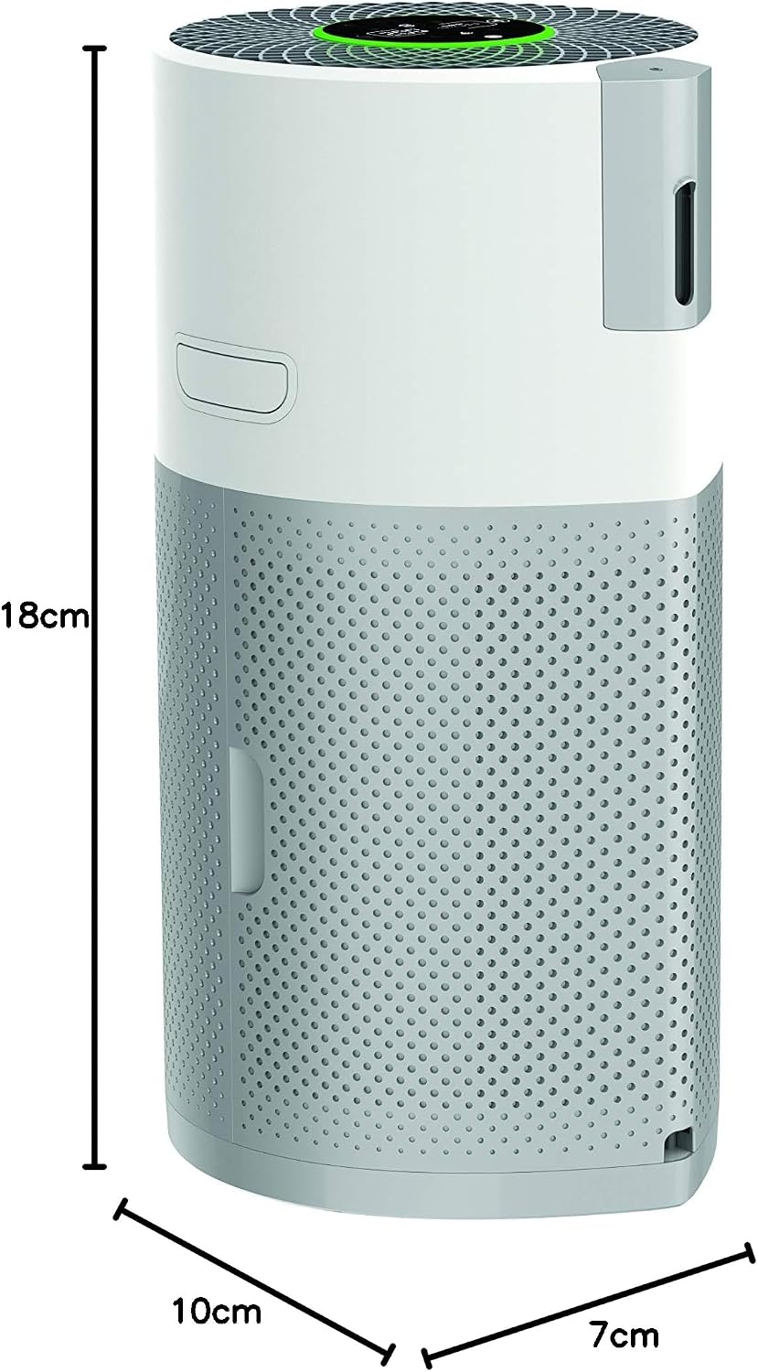 Hoover H-PURIFIER 500 Luftreiniger – mit HEPA-13 Filter für gute Luftqualität – Luftmesser mit CO-Wa