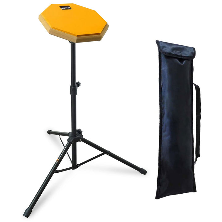 keepdrum DPOR8 Practice Pad Übungspad Orange 8 Zoll + Pad-Stativ
