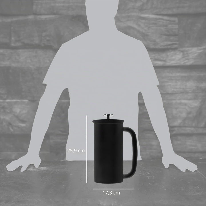 ESPRO P7 French Press Kaffeebereiter – Doppelwandig isoliert aus Edelstahl mit Mikrofilter, 950 ml,