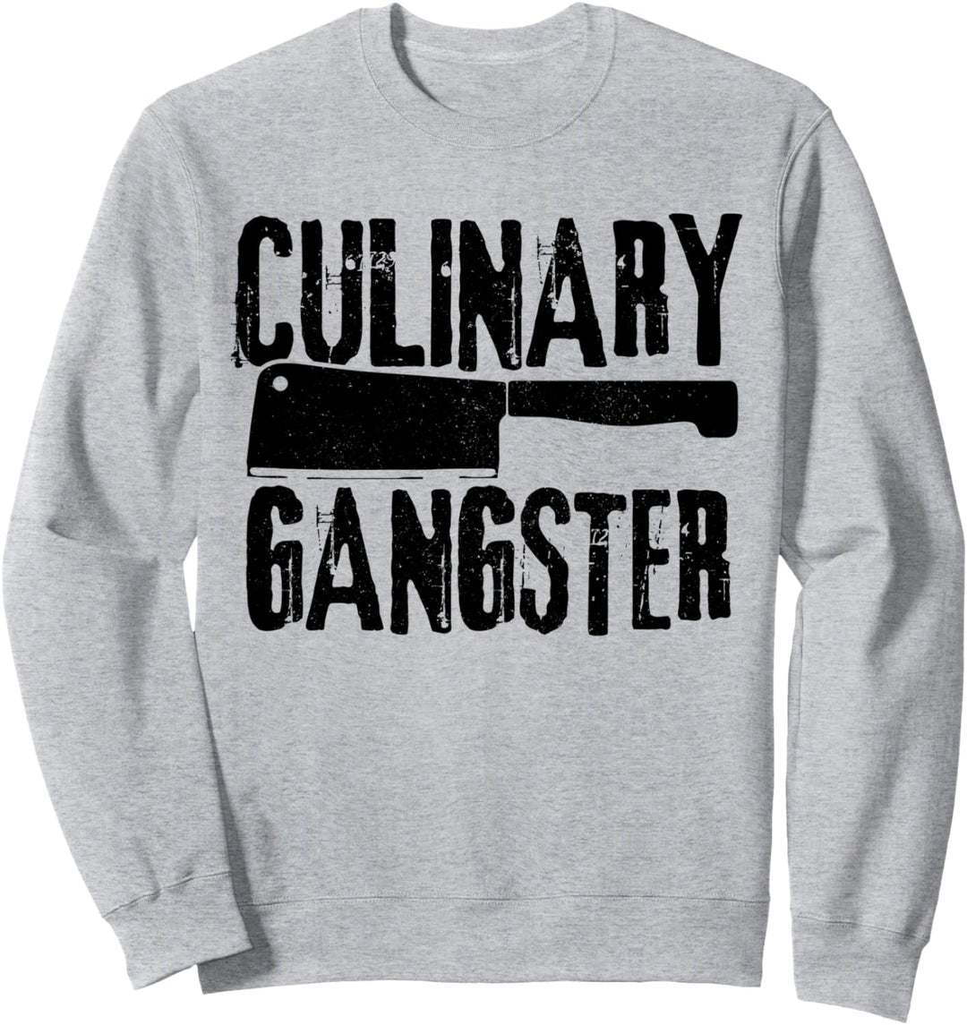 Koch Kochen Köchin Lustig Geschenk Culinary Gangster Sweatshirt