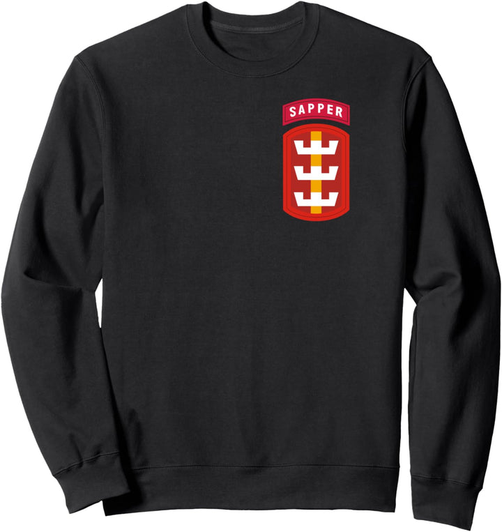 130th Engineer Brigade Patch - EN Sapper Tab Sweatshirt
