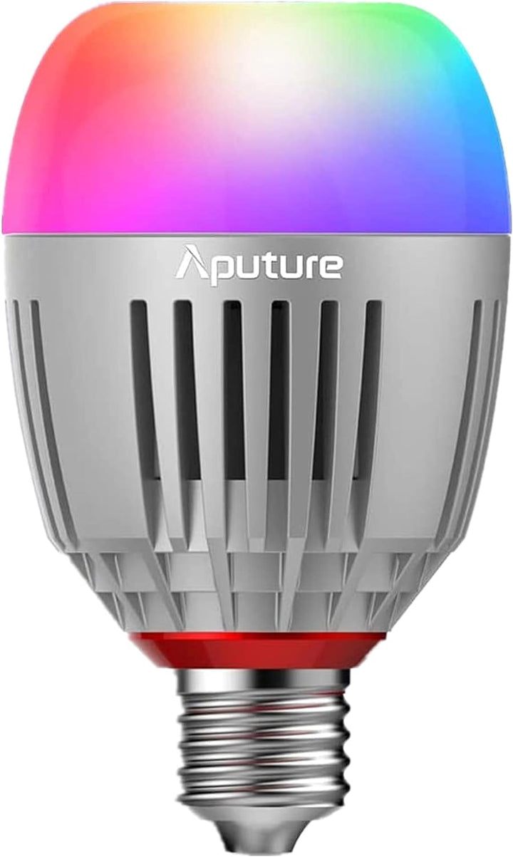 Aputure Accent B7C 7W RGBWW Smart Bulb CCT-Bereich 2.000K-10.000K und Sidus Link App Kompatibel für