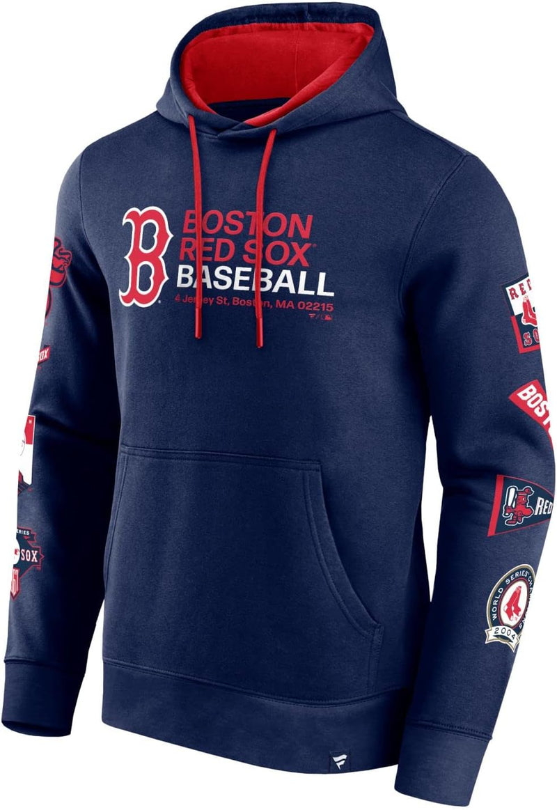 Boston Red Sox Fundamentals Patches Fleece Hoody, S