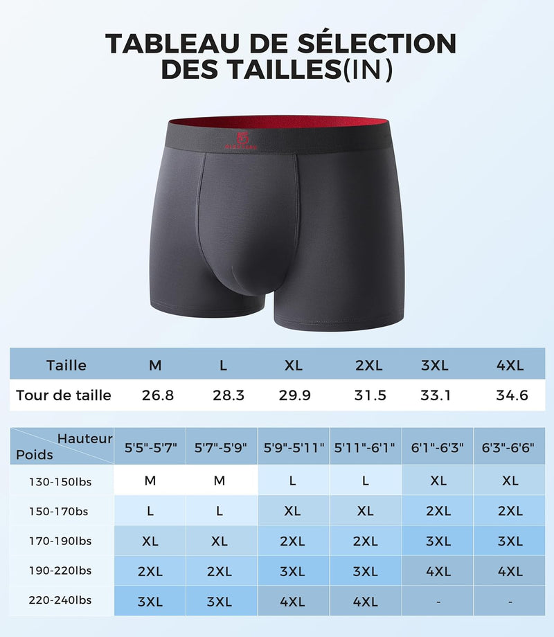 Boxershorts Herren Unterhosen Männer 5er Pack Modal Underpants, M 5dunkelgrau
