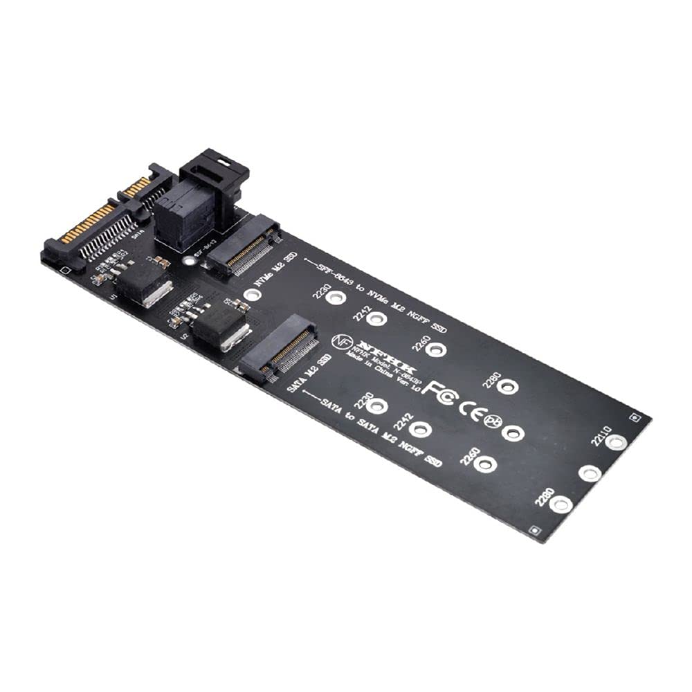 cablecc SFF-8643 auf U2 Kit NGFF M-Key auf HD Mini SAS NVME PCIe SSD SATA Adapter für Motherboard SF