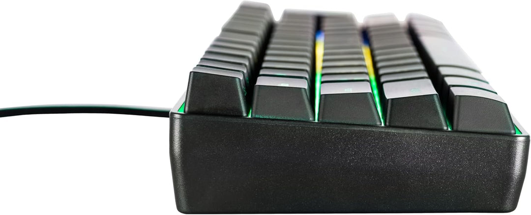 SureFire Kingpin X1 60% Gaming Tastatur US English, Gaming Multimedia Keyboard klein & mobil, RGB-Ta